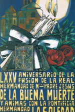 Cartel del 75 aniversario de la Congregación de Mena