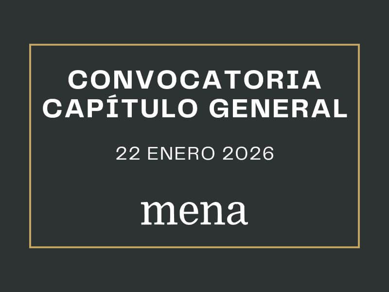 Convocatoria Capítulo General – Enero 2026